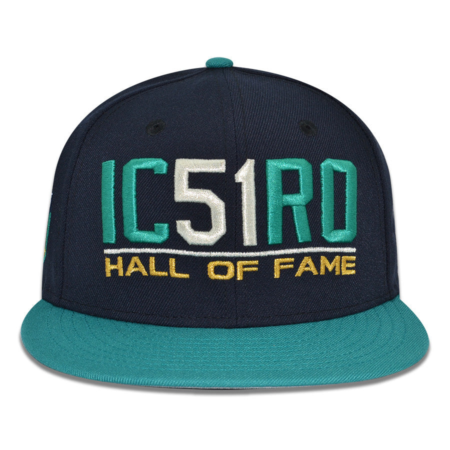 Seattle Mariners "THE WIZARD" Exclusive New Era 59Fifty Fitted Hat - Navy/Northwest Green