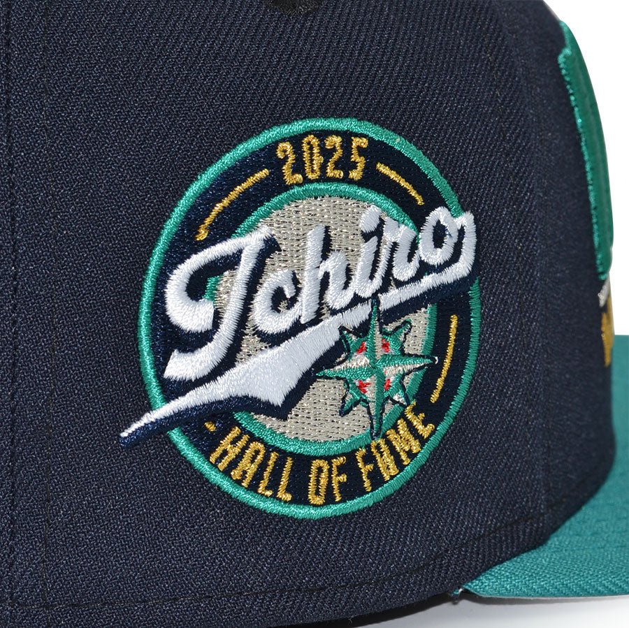 Seattle Mariners "THE WIZARD" Exclusive New Era 59Fifty Fitted Hat - Navy/Northwest Green