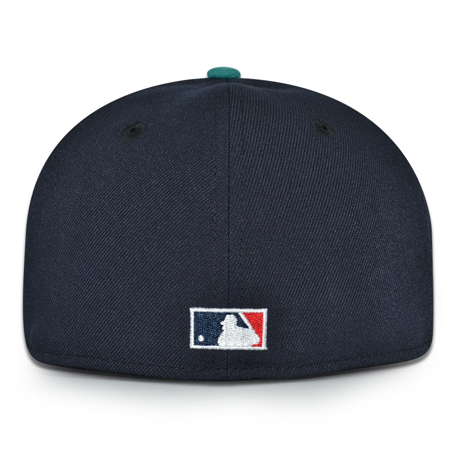 Seattle Mariners "THE WIZARD" Exclusive New Era 59Fifty Fitted Hat - Navy/Northwest Green