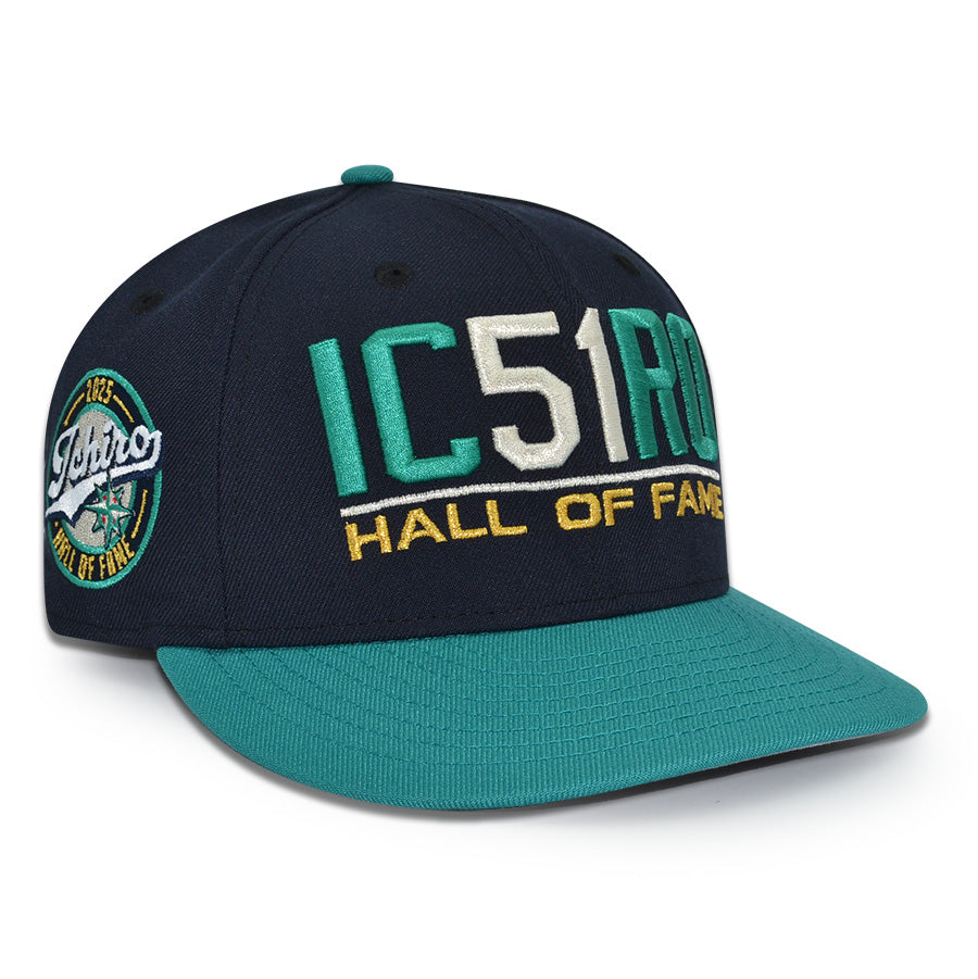 Seattle Mariners "THE WIZARD" Exclusive New Era 59Fifty Fitted Hat - Navy/Northwest Green