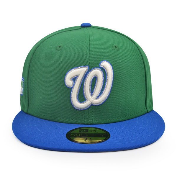 Washington Nationals 2018 ALL-STAR GAME Exclusive New Era 59Fifty Fitted Hat - Green/Blue Azure