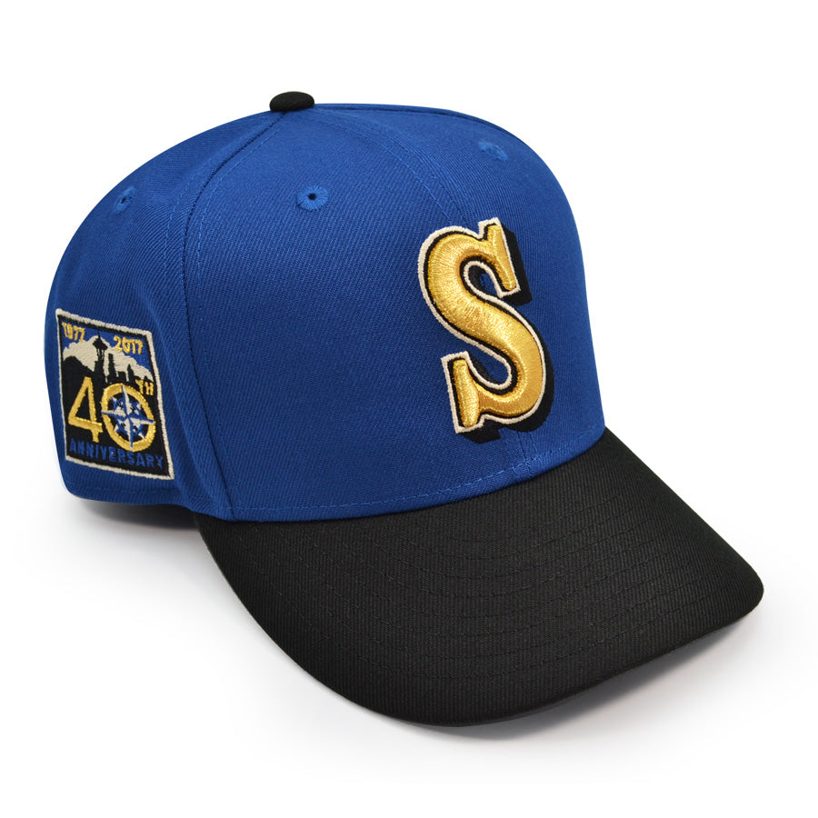 Seattle Mariners 40th Anniversary Exclusive New Era 59Fifty Fitted Hat -Songbird/Black