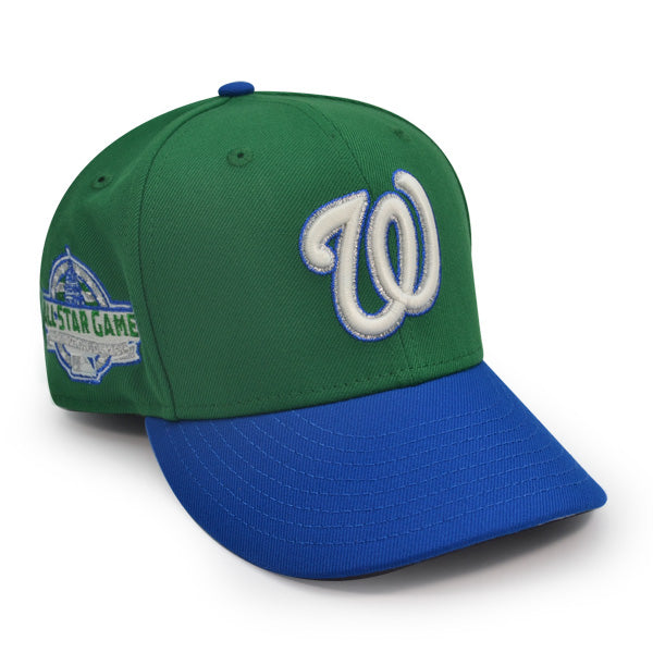 Washington Nationals 2018 ALL-STAR GAME Exclusive New Era 59Fifty Fitted Hat - Green/Blue Azure