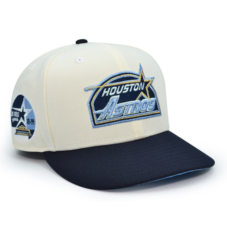 Houston Astros "Z RO" Exclusive New Era 59Fifty Fitted Hat - Chrome/Navy