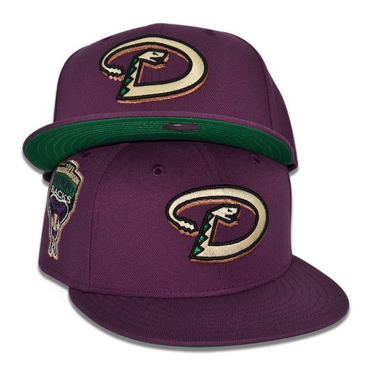 Arizona Diamondbacks "PLUMBACKS" Exclusive New Era 59Fifty Fitted Hat - Plum