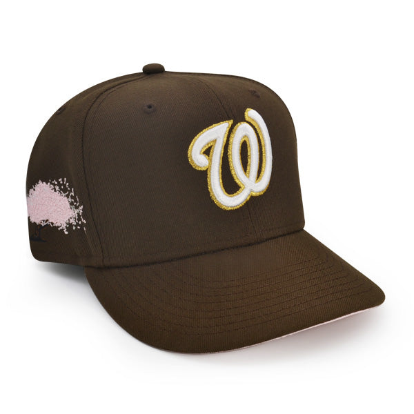 Washington Nationals CHERRY BLOSSOM Exclusive New Era 59Fifty Fitted Hat - Walnut