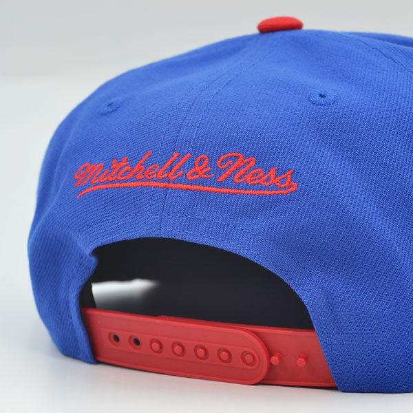 Washington Capitals Mitchell & Ness NHL Team 2 Tone 2.0 Snapback Adjustable Hat - Royal/Red