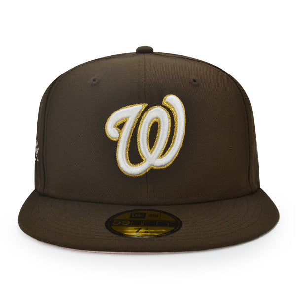 Washington Nationals CHERRY BLOSSOM Exclusive New Era 59Fifty Fitted Hat - Walnut