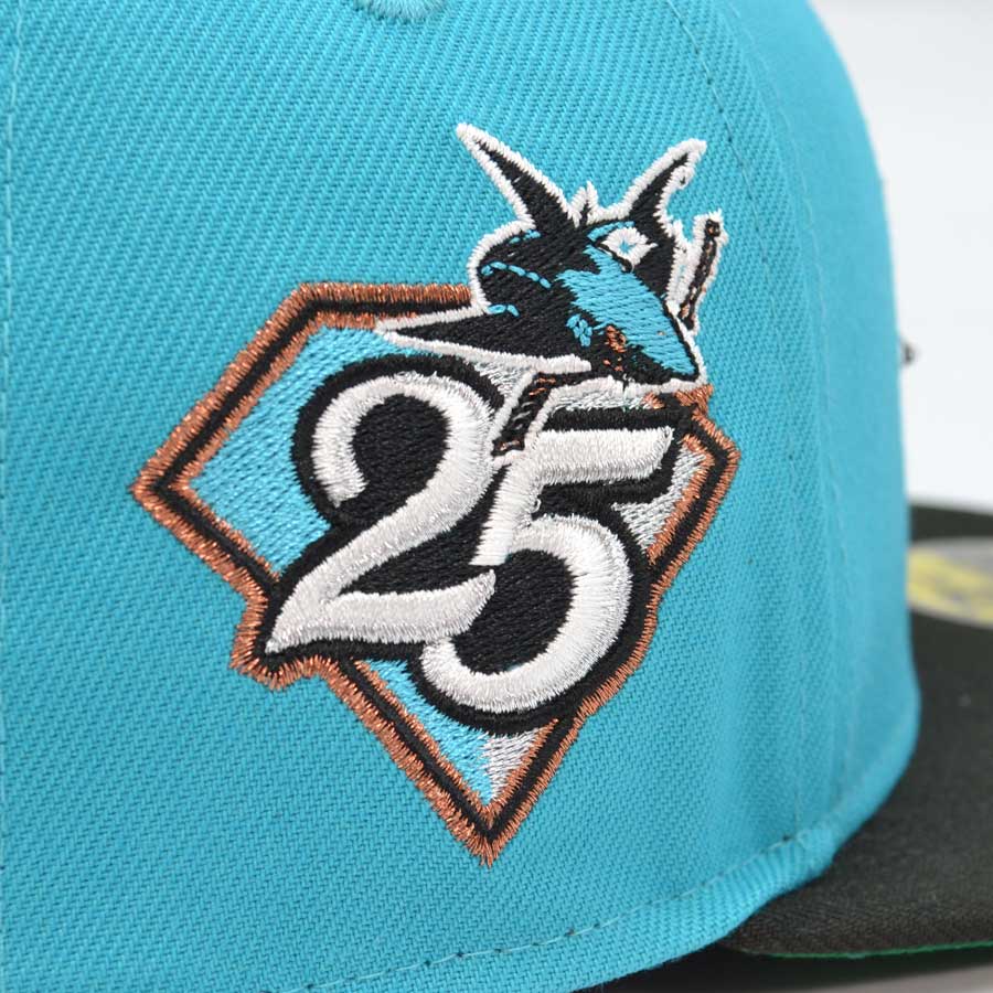 San Jose Shark "THE TANK" Exclusive New Era 59Fifty Fitted Hat - Teal/Black