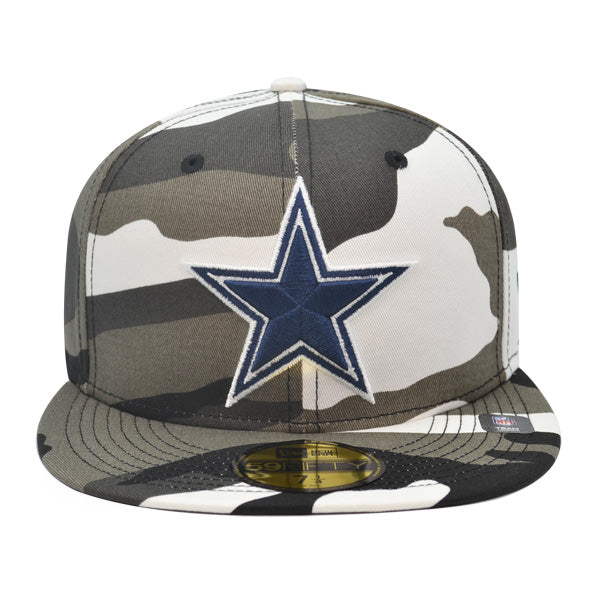 Dallas Cowboys New Era URBAN CAMO 59FIFTY Fitted Hat - Gray/Black/White/Blue