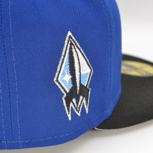 SugarLand Space Cowboys Rocket Exclusive New Era 59Fifty Fitted Hat - Royal/Black