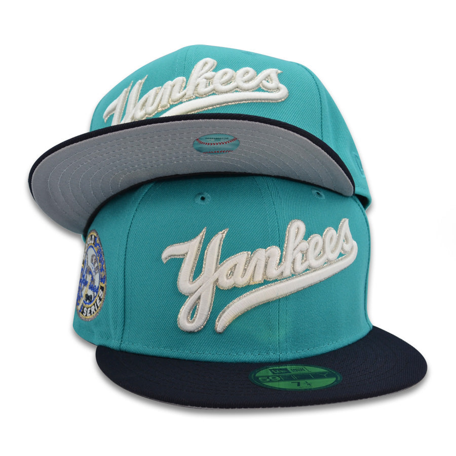 New York Yankees 1949 World Series Exclusive New Era 59Fifty Fitted Hat - Teal/Navy