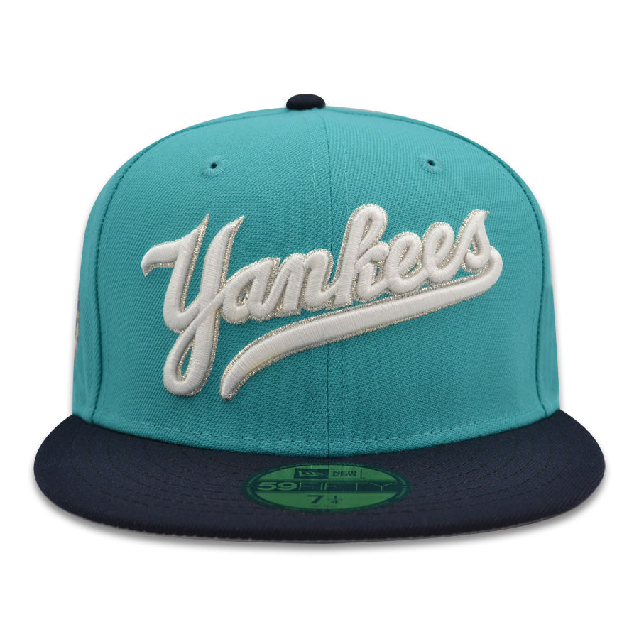 New York Yankees 1949 World Series Exclusive New Era 59Fifty Fitted Hat - Teal/Navy