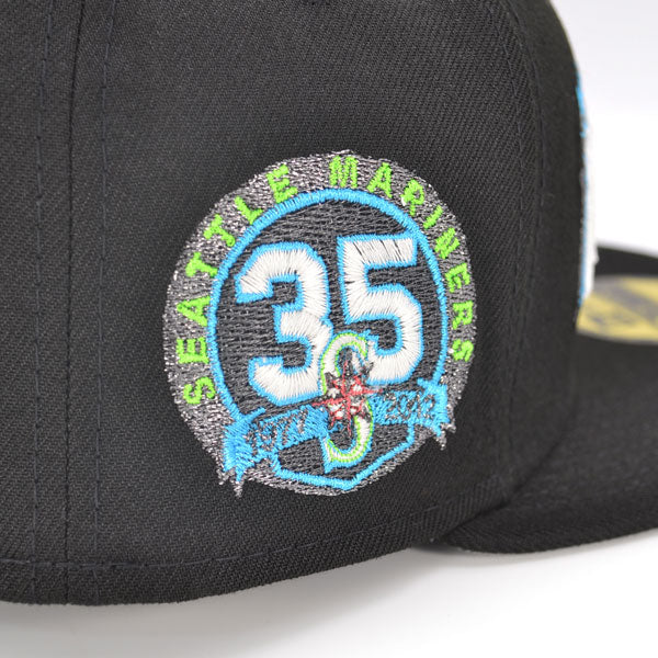 Seattle Mariners 35th ANNIVERSARY Exclusive New Era 59Fifty Fitted Hat - Black