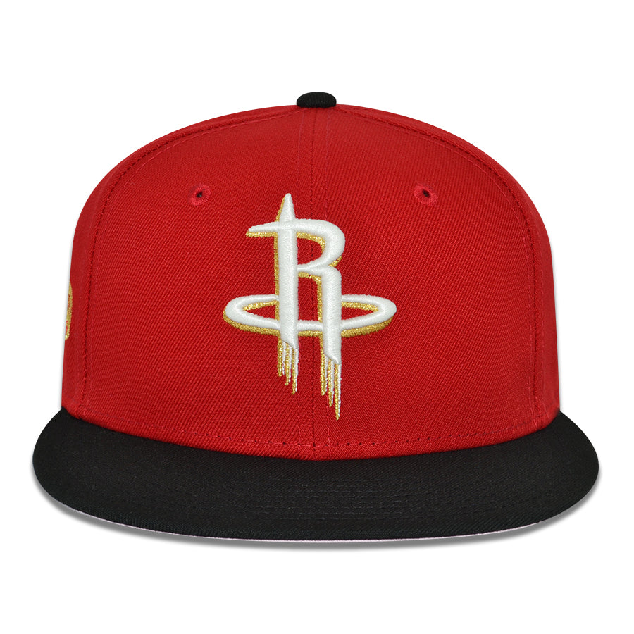 Houston Rockets "ROCKHER PINKY" Exclusive New Era 59Fifty Fitted Hat - Scarlet/Black