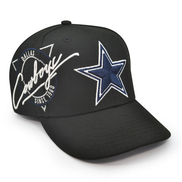 Dallas Cowboys New Era NEON SIGN 59FIFTY Fitted Hat - Black/Navy