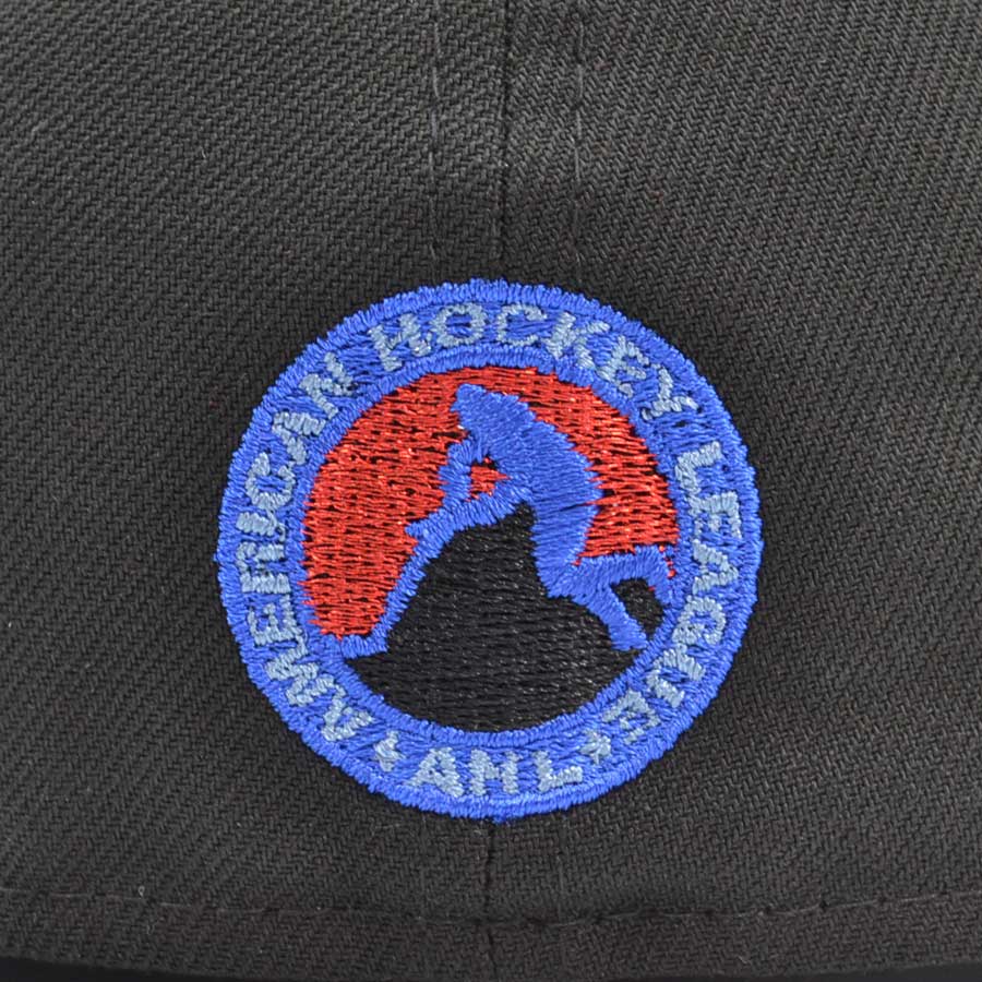 Hartford Wolf Pack AHL Exclusive New Era 59Fifty Fitted Hat - Black/Gray