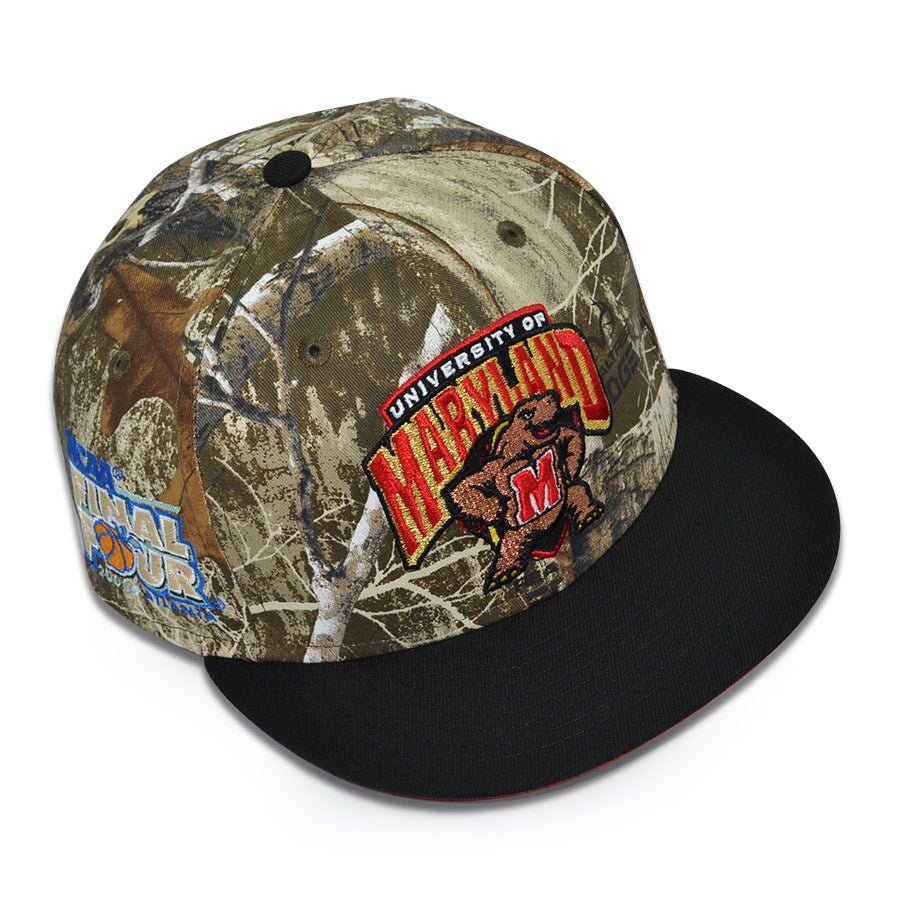 Maryland Terrapins "TRAPPIN TERPS" Exclusive New Era 59Fifty Fitted Hat - Real Tree/Black