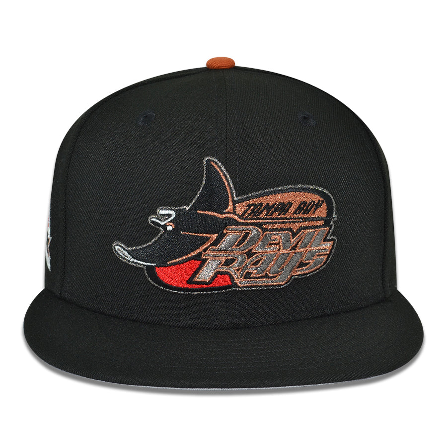 Tampa Bay Rays "DARK CLOUD RAYS" Exclusive New Era 59Fifty Fitted Hat - BlacK