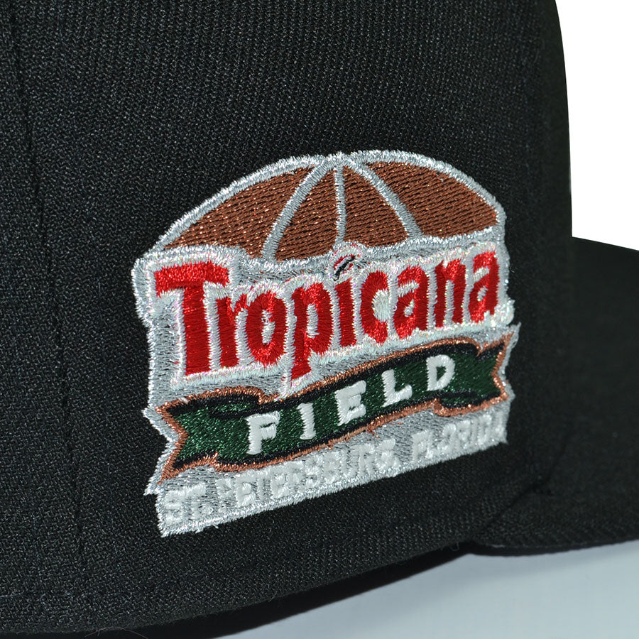Tampa Bay Rays "DARK CLOUD RAYS" Exclusive New Era 59Fifty Fitted Hat - BlacK