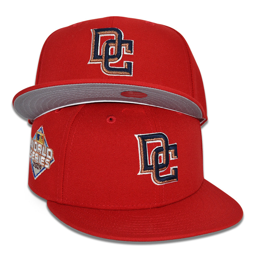 Washington Nationals "NEW AUTHENTICS" Exclusive New Era 59Fifty Fitted Hat - Scarlet