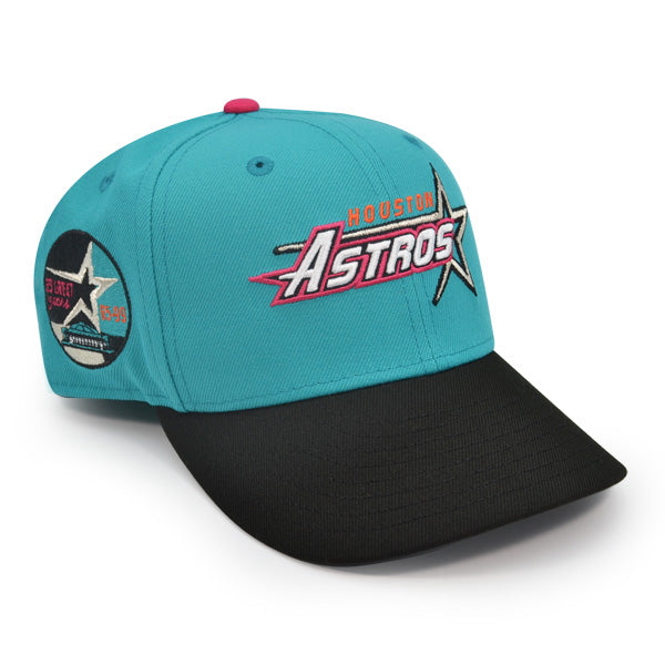 Houston Astros 35th YEARS Exclusive New Era 59Fifty Fitted Hat - Teal Breeze/Black