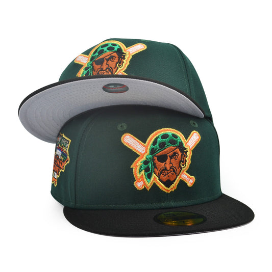 Pittsburgh Pirates 2006 ALL-STAR GAME Exclusive New Era 59Fifty Fitted Hat - Dark Green/Black