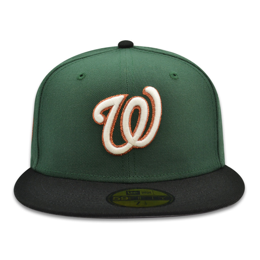 Washington Nationals 2008 INAUGURAL SEASON Exclusive New Era 59Fifty Fitted Hat - Mountain Pine/Black