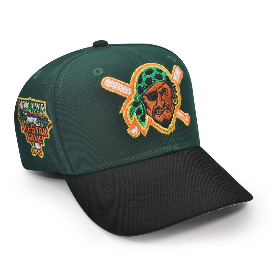 Pittsburgh Pirates 2006 ALL-STAR GAME Exclusive New Era 59Fifty Fitted Hat - Dark Green/Black