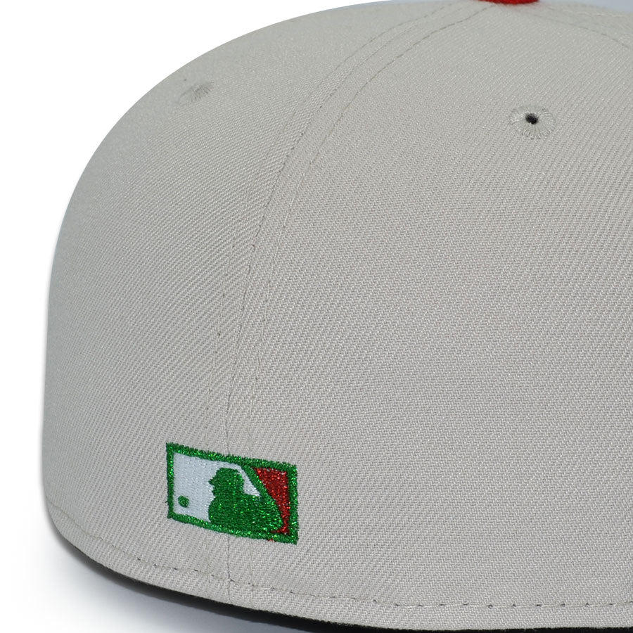 Milwaukee Brewers Cerveceros "TECATE" Exclusive New Era 59Fifty Fitted Hat - Stone/Black
