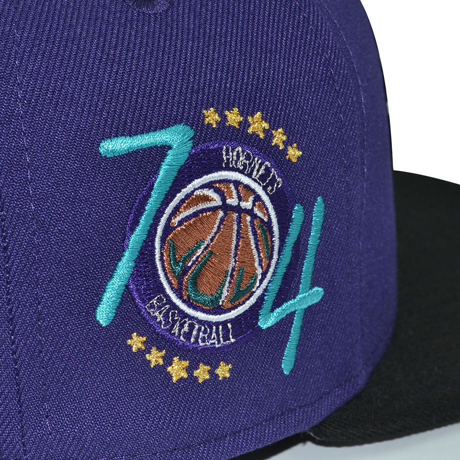 Charlotte Hornets "VELVET VENOM" Exclusive New Era 59Fifty Fitted Hat - Purple/Black