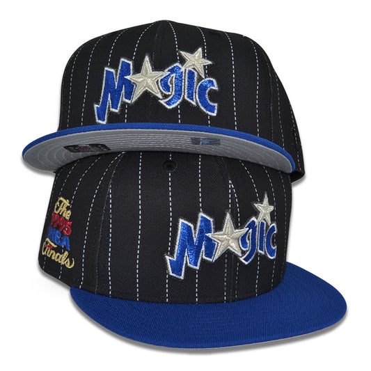 Orlando Magic "THE DIESEL" Exclusive New Era 59Fifty Fitted Hat - Black/Lt Royal Pinstripe