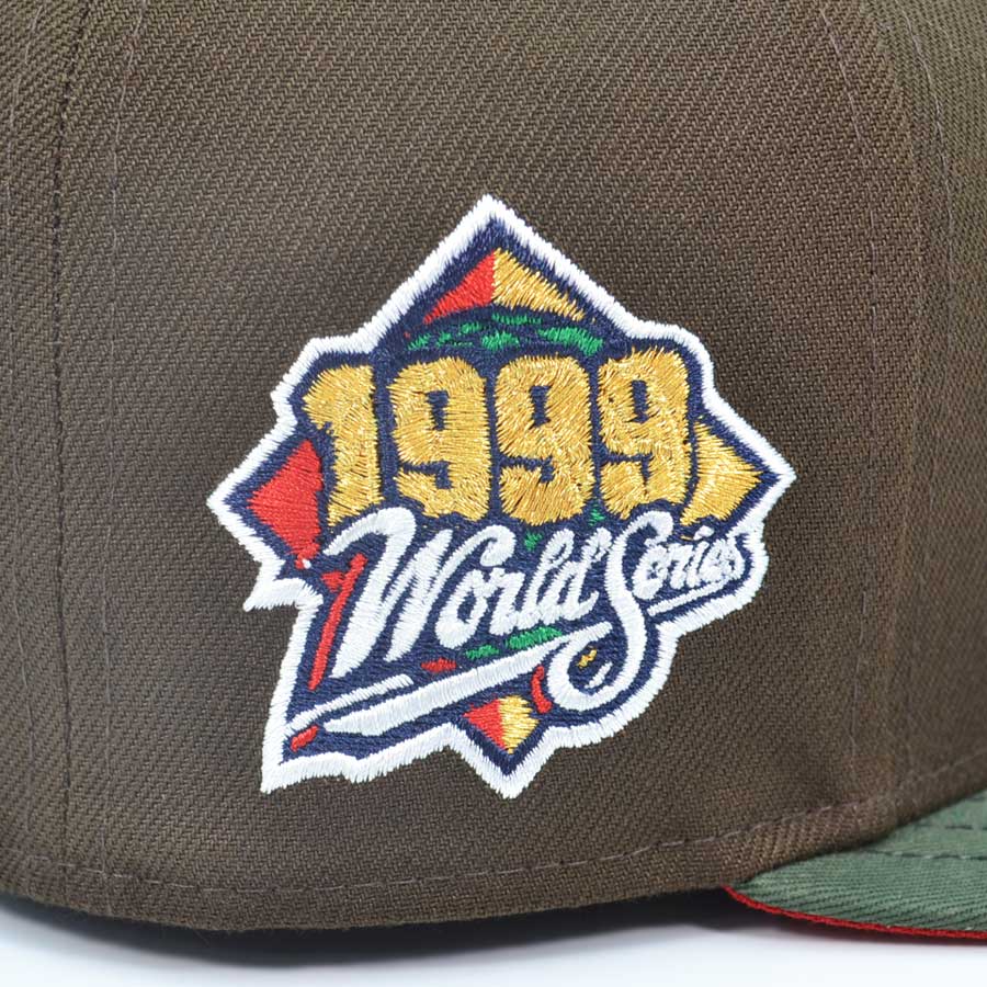 Atlanta Braves 1999 WORLD SERIES Exclusive New Era 59Fifty Fitted Hat - Walnut/Woodland Camo