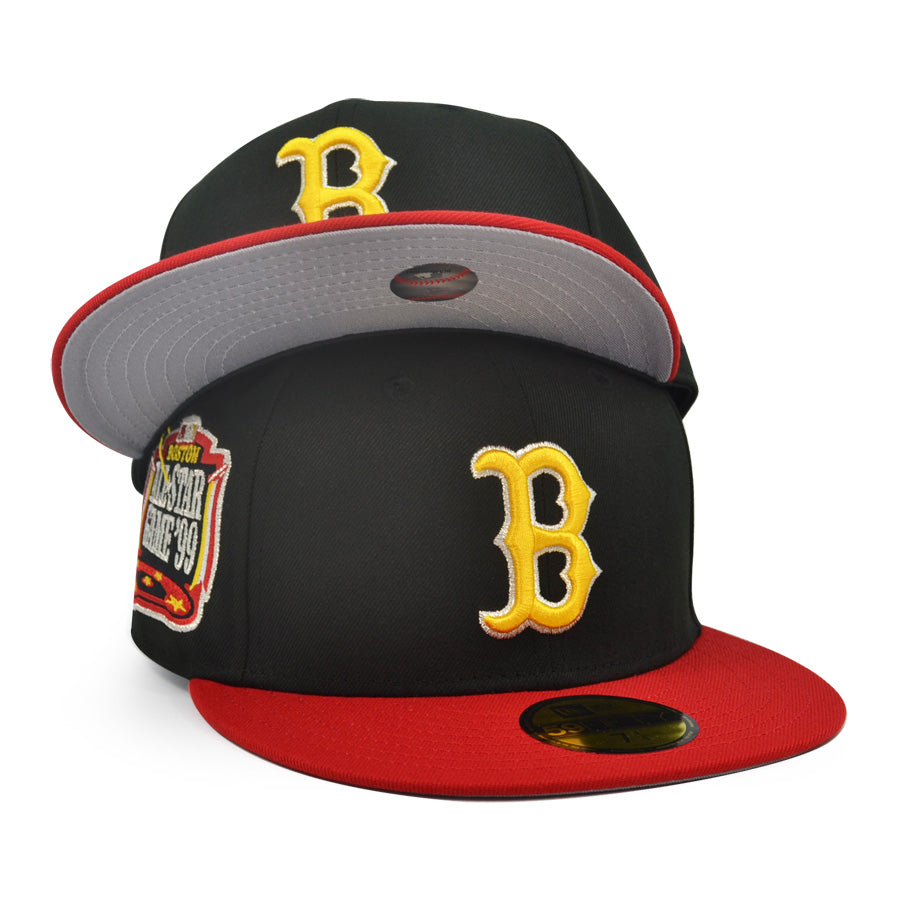 Boston Red Sox 1999 ALL-STAR GAME Exclusive New Era 59Fifty Fitted Hat - Black/Red