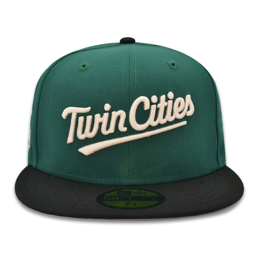 Minnesota Twins 1985 ALL-STAR GAME Exclusive New Era 59Fifty Fitted Hat - Emerald Green/Black