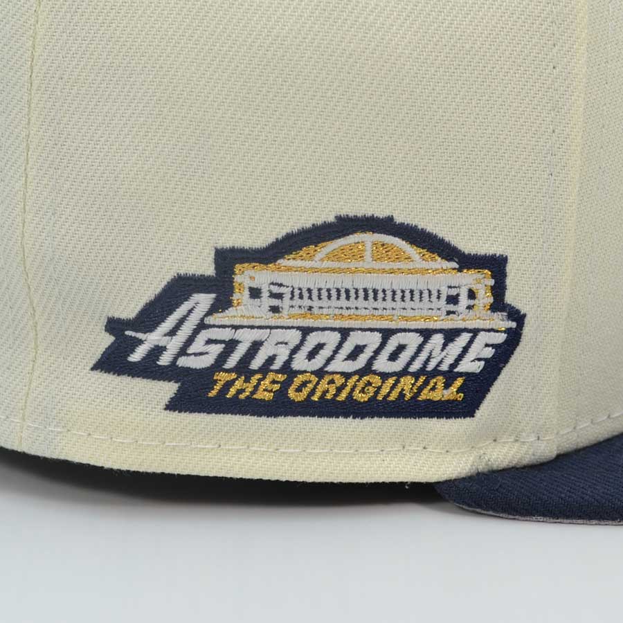 Houston Astros ASTRODOME Exclusive New Era 59Fifty Fitted Hat - Chrome/Navy