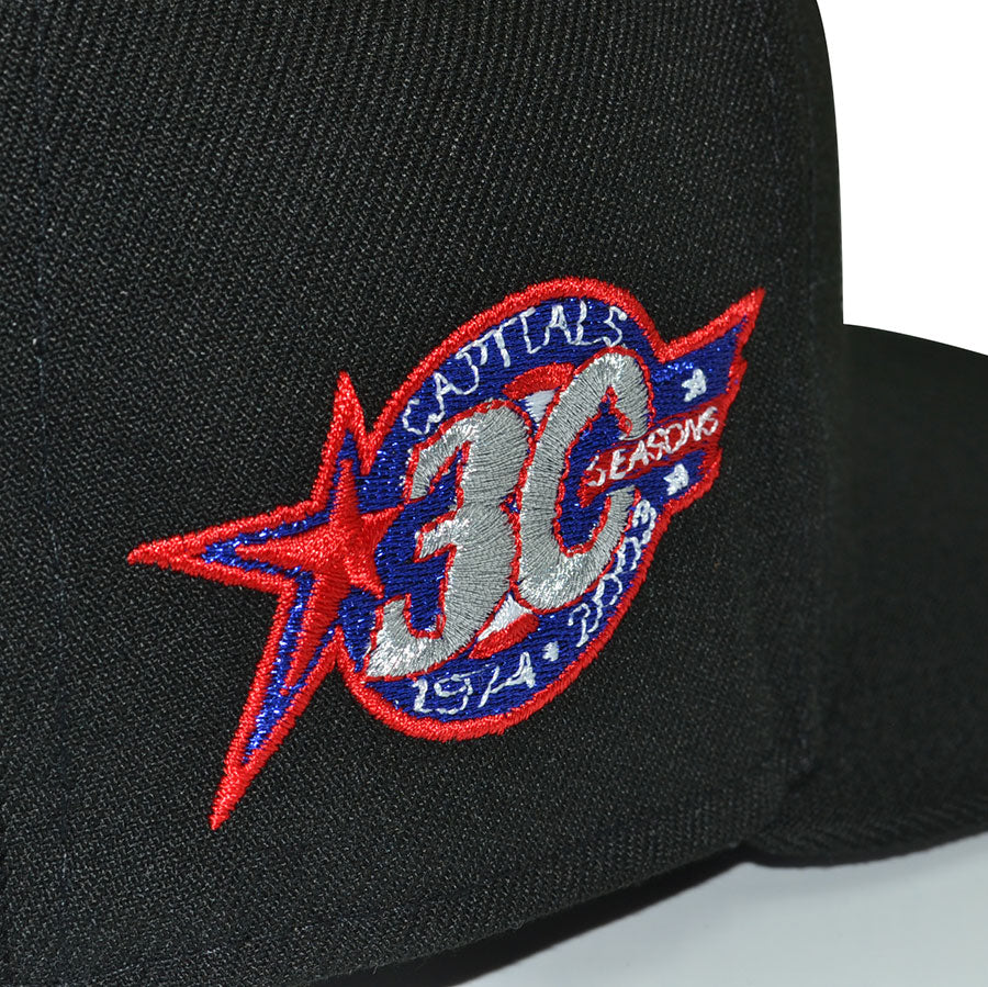 Washington Capitals "BLACK ICE" Exclusive New Era 59Fifty Fitted Hat - Black
