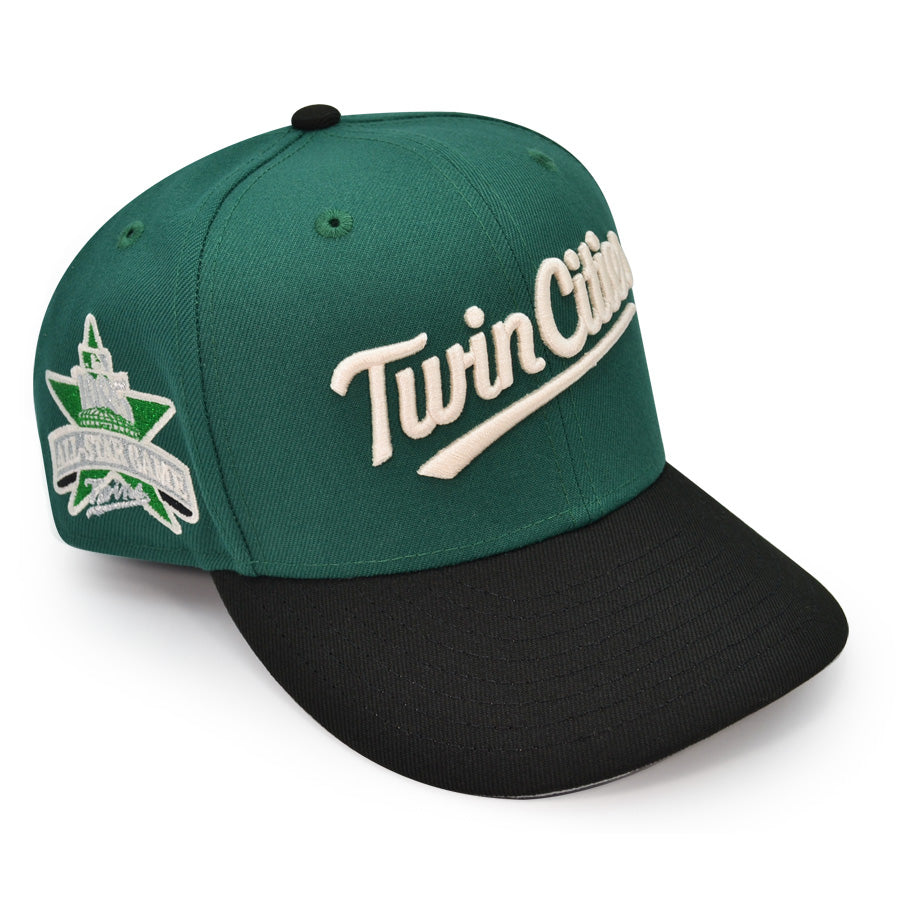Minnesota Twins 1985 ALL-STAR GAME Exclusive New Era 59Fifty Fitted Hat - Emerald Green/Black