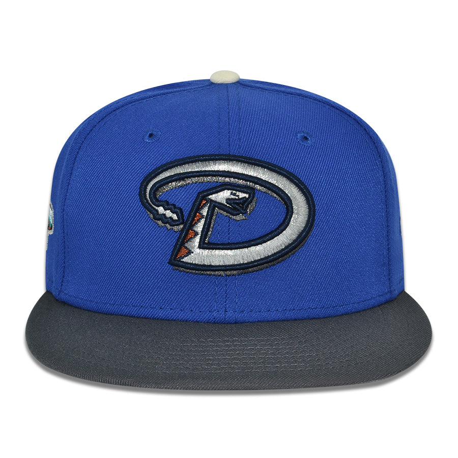 Arizona Diamondbacks "DREAMERS" Exclusive New Era 59Fifty Fitted Hat - Majestic/Dark Graphite