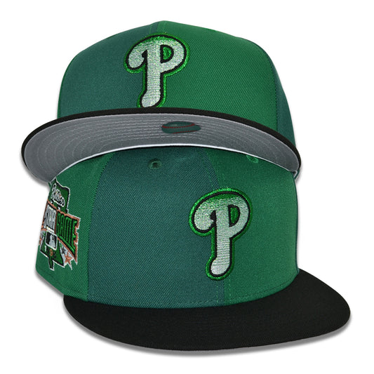 Philadelphia Phillies "GBDH" Pinwheel Exclusive New Era 59Fifty Fitted Hat - Kelly/Emerald/Black