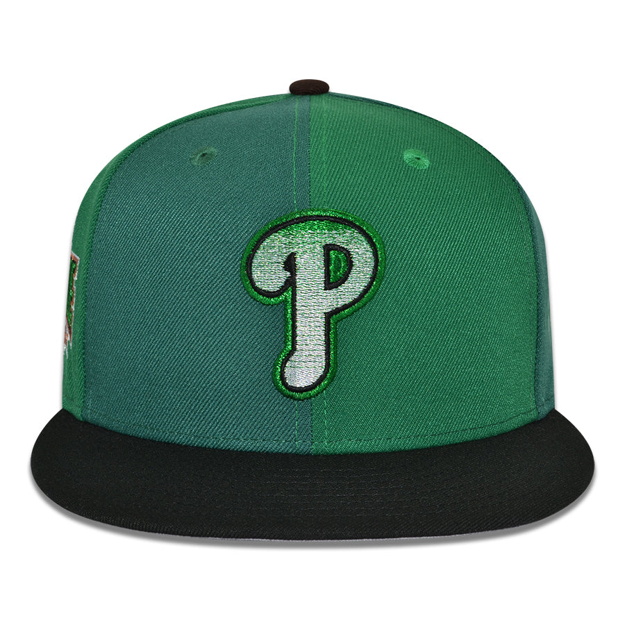 Philadelphia Phillies "GBDH" Pinwheel Exclusive New Era 59Fifty Fitted Hat - Kelly/Emerald/Black