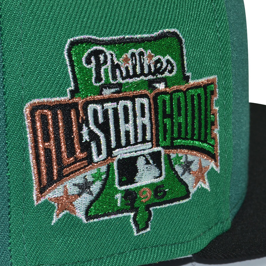Philadelphia Phillies "GBDH" Pinwheel Exclusive New Era 59Fifty Fitted Hat - Kelly/Emerald/Black