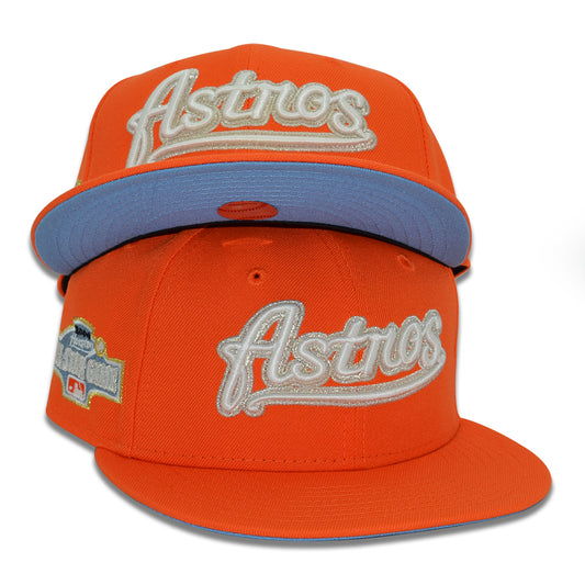 Houston Astros "ORANGE CRUSH ICY" Exclusive New Era 59Fifty Fitted Hat - Rush Orange