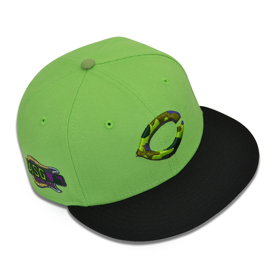 Cincinnati Reds "PERFECT CELL" Exclusive New Era 59Fifty Fitted Hat - Lime/Black