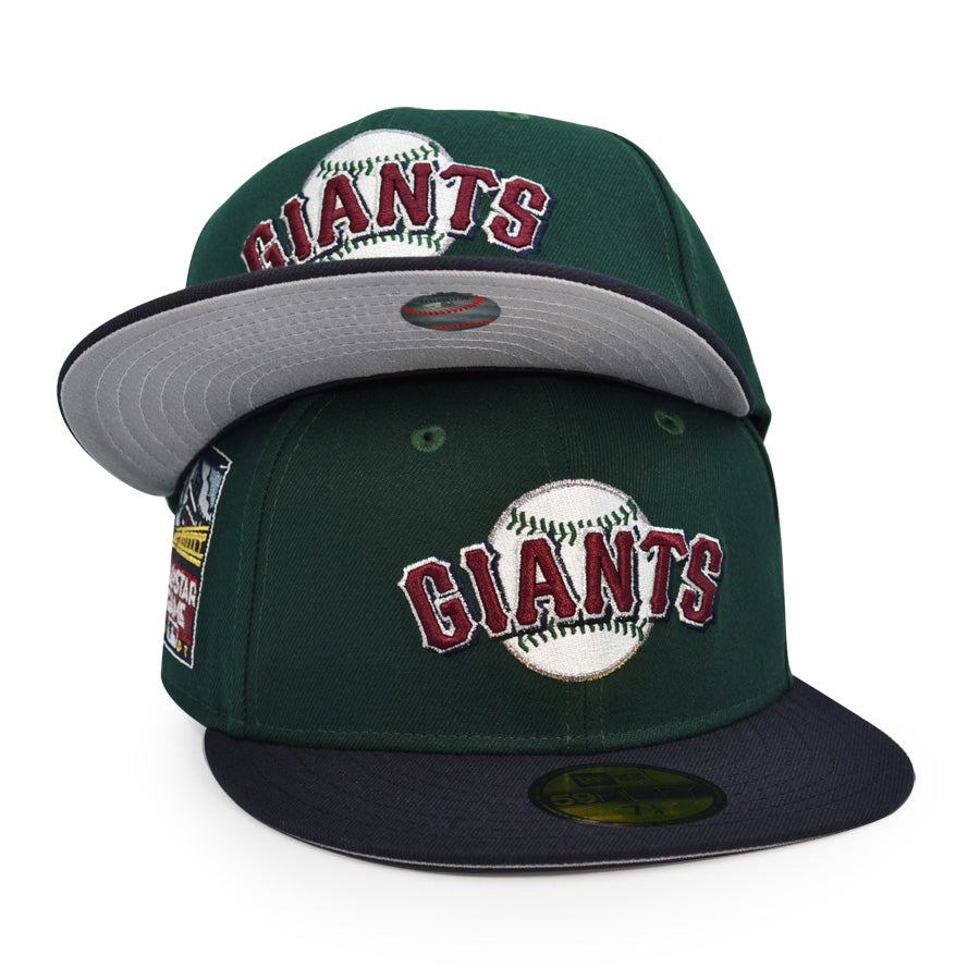 San Francisco Giants 2007 ALL-STAR GAME Exclusive New Era 59Fifty Fitted Hat - DkGreen/Navy