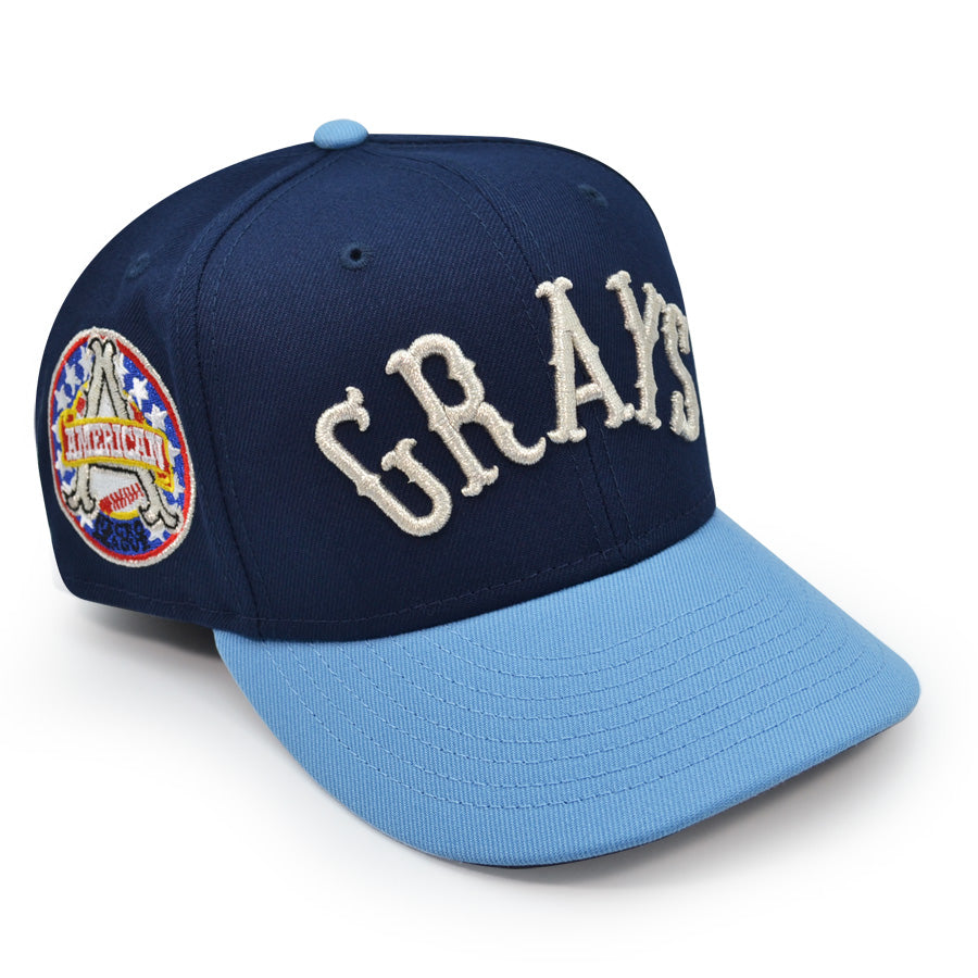 Homestead Grays Negro American League Exclusive New Era 59Fifty Fitted Hat - Navy/Sky