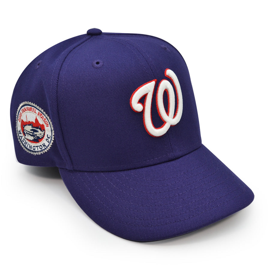 Washington Nationals 2008 Inaugural Season Exclusive New Era 59Fifty Fitted Hat - Purple