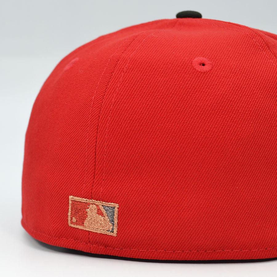 Washington Nationals Script 2019 WORLD SERIES CHAMPIONS Exclusive New Era 59Fifty Fitted Hat - Scarlet/Black