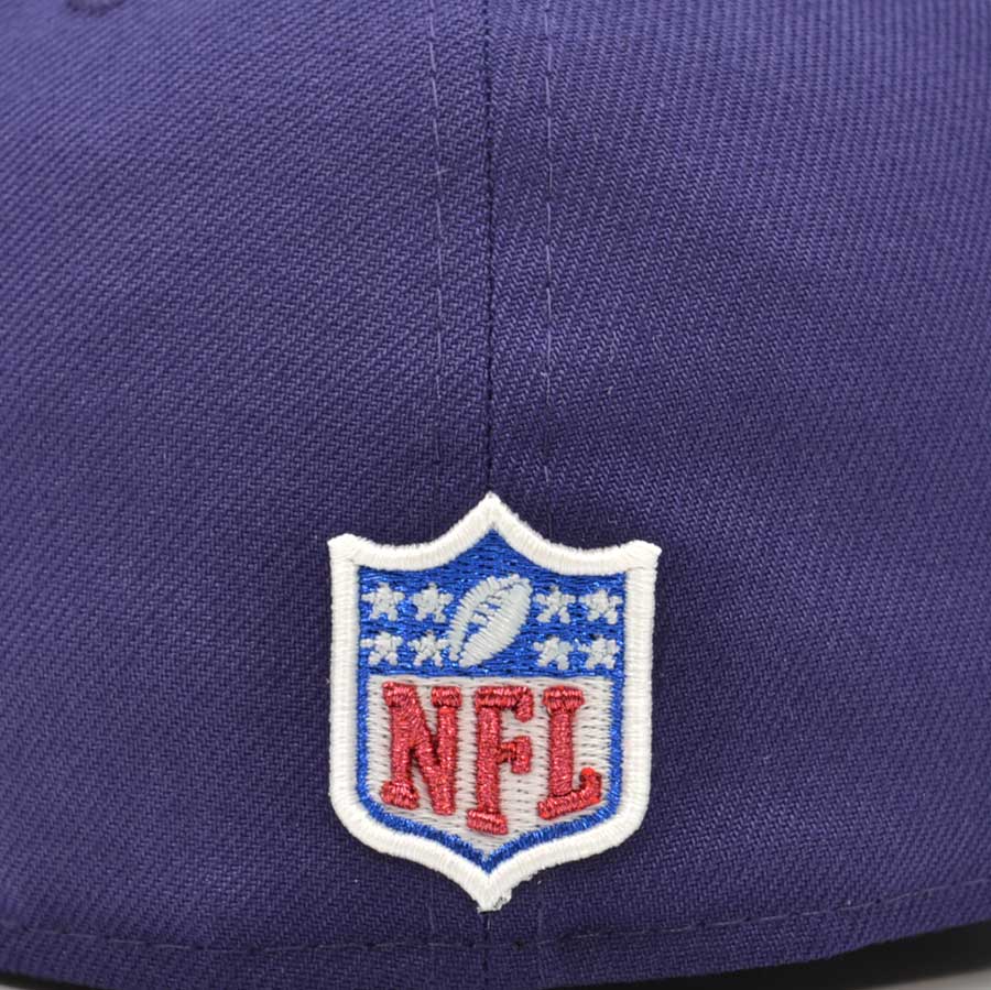 Baltimore Ravens 20 SEASONS Exclusive New Era 59Fifty NFL Fitted Hat -Purple/Black