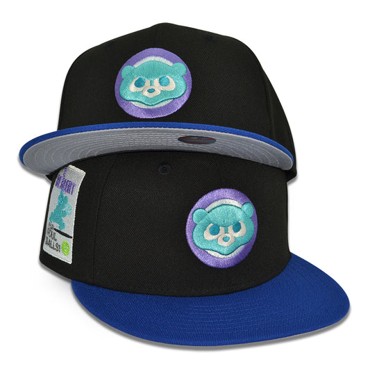 Chicago Cubs "SULLEY" Exclusive New Era 59Fifty Fitted Hat - Black/Light Royal